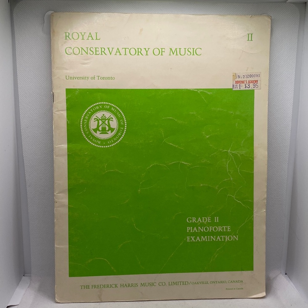 Royal Conservatory of Music: University of Toronto Grade 2 Piano Exam Book 1981